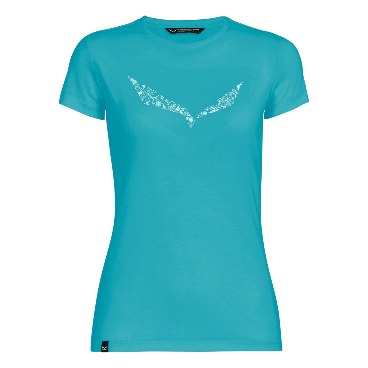 Salewa Solidlogo Dri-Release® T-Shirts γυναικεια μπλε Greece RV8524036